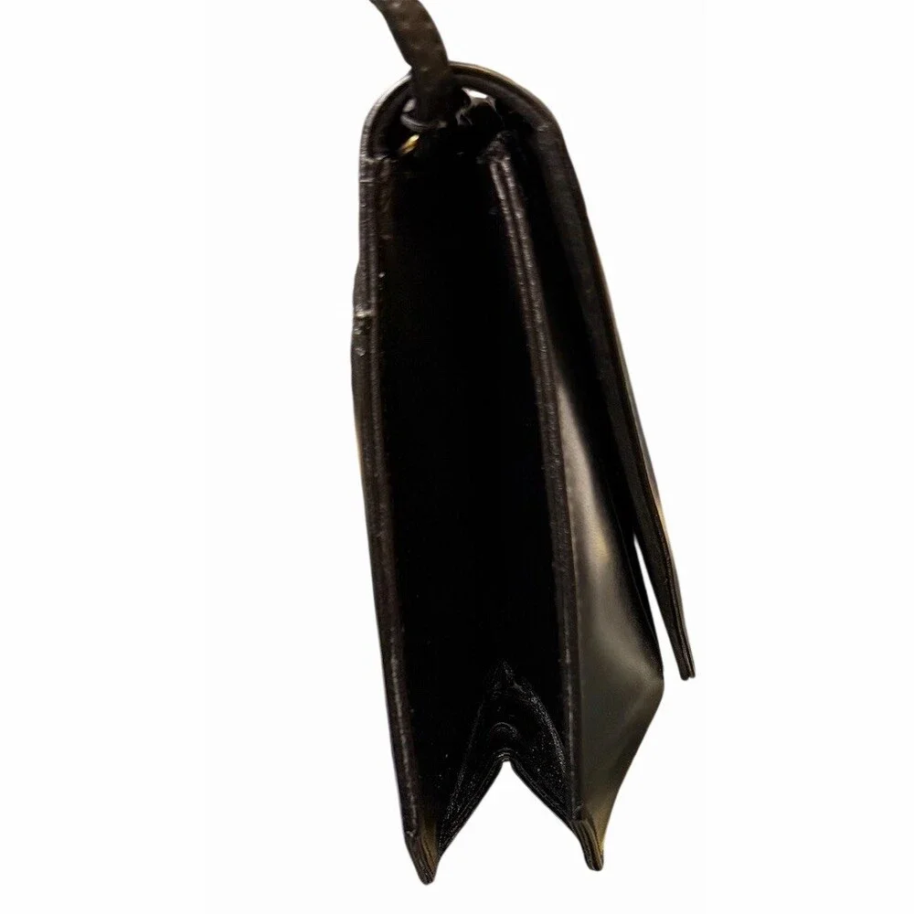 Jay Herbert Vintage Black Crossbody Shoulder Bag Envelope Flap
